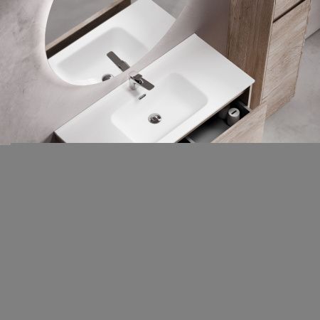 Тумба под раковину Sancos Libra Floor LB100FEG 100х50 напольная цвет коричневый