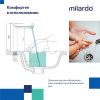 Смеситель Milardo Maze MAZBL01M01 на столешницу черный