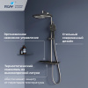 Душевая стойка RGW Shower Panels (Шоувер панелс) 51140134-11 настенная цвет серый с термостатом