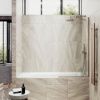 Душевая шторка на ванну Maybah Glass MGV-132-2у 45х140 стекло тонированное профиль бронза ориентация универсальная