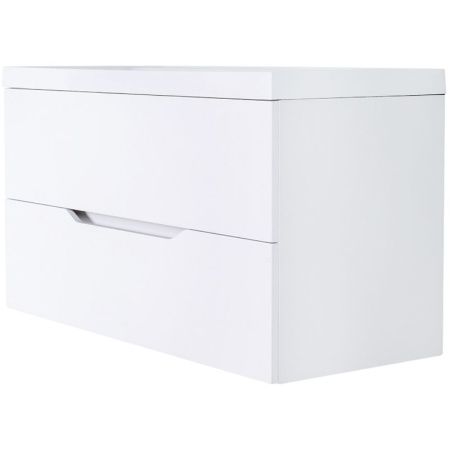 Тумба с раковиной Orange Line Li-100Tuw+RA100 100х50 цвет белый