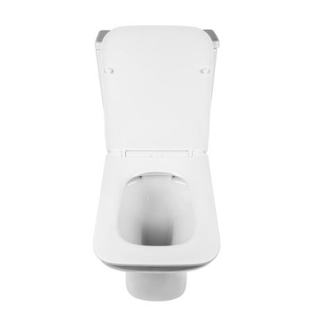 Унитаз напольный с бачком Bond Cube F09-00 белый с сиденьем безободковый душевой смыв