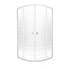 Душевой уголок Тритон Стандарт Полосы Щ0000064830 90х90 стекло с рисунком профиль белый без поддона