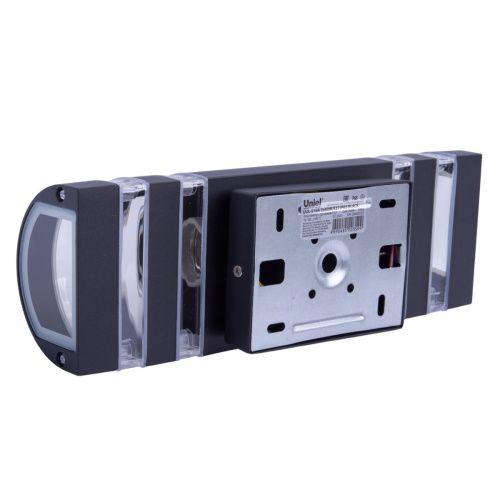 Уличный настенный светильник Uniel UUL-S16A 2x60W/E27 IP65 BLACK - фото 3
