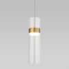 Светильник подвесной Eurosvet Lumen (Лумен) 50244/1 LED латунь/прозрачный