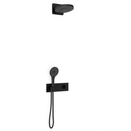 Душевая система Vincea VSFW-422TI1MB встраиваемая в стену с термостатом