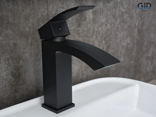 Смеситель Gid Cascada Victoria L120-BM-K (L120BMK) на раковину черный матовый - фото 3