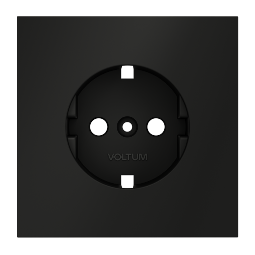 Накладка для розетки с заземлением VOLTUM S70 VLS000608 - фото 2