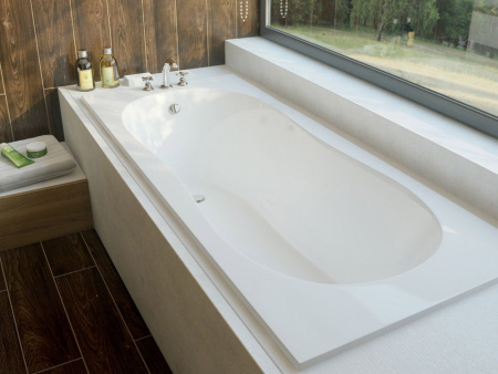 Ванна из литьевго мрамора Эстет Лаура ФР-00014536 170х70 пристенная прямоугольная