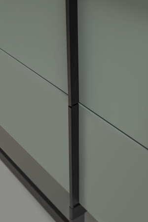 Тумба под раковину Allen Brau Reality 1.32007.CGM 100х46х50 подвесная цвет зеленый/серый