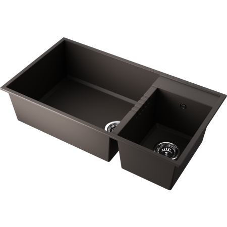 Кухонная мойка Omoikiri Tedori 85-2-U 4997240 85х47 цвет коричневый