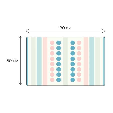 Коврик для ванной Fixsen Lotus FX-8030W