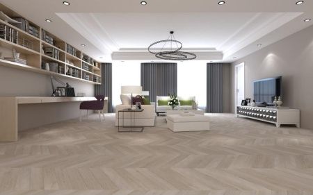 SPC ламинат Damy Floor CHEVRON DF02-Ch Пале-Рояль толщина 0.5 см 43 класс 600х127