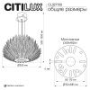 Люстра подвесная Citilux Deltoro (Делторо) CL327150