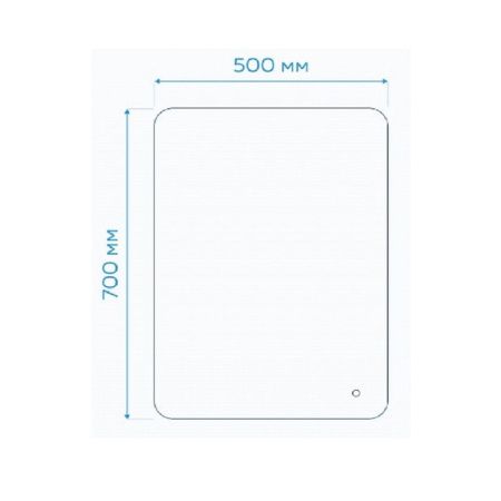 Зеркало с подсветкой Maretti Florenza FL145070P16EL 50х70 подвесное