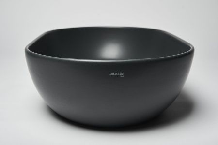 Раковина из сантехнического фарфора Galassia Dream 7308NEMT 60х40 накладная цвет черный