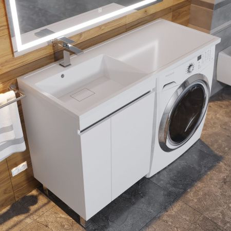 Тумба с раковиной Uperwood Magenta 51930205157 120х50 цвет белый