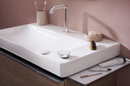 Смеситель Hansgrohe Tecturis S EcoSmart 73353000 на раковину хром