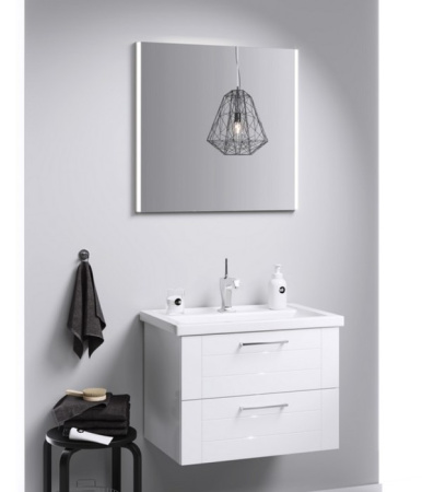 Зеркало в ванную Aqwella Y SM0207 70х70 цвет белый