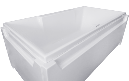 Ванна акриловая Royal Bath TRIUMPH RB665102SB 185х85 пристенная прямоугольная с каркасом