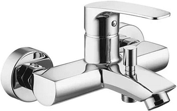 Смеситель для ванны с душем Paffoni Lime LM022CR настенный хром без термостата