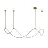 Светильник подвесной Delight Collection 10521P brass/white