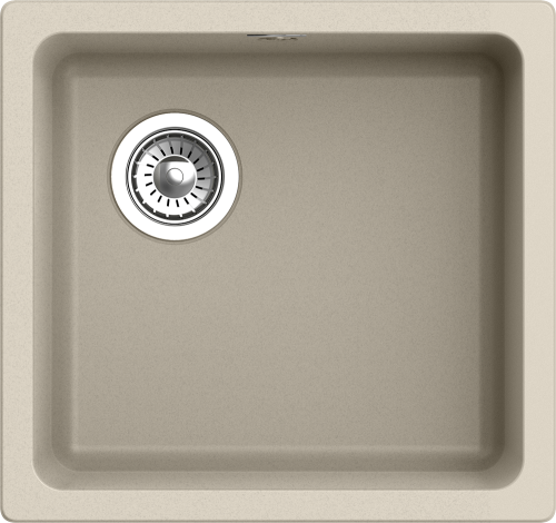 Кухонная мойка Rivelato BERKANA BK-45 beige scuro 42х46 цвет темно-бежевый - фото 2