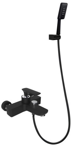 Смеситель для ванны AltroBagno Aperto AltroBagnoAperto0211NeOp настенный черный