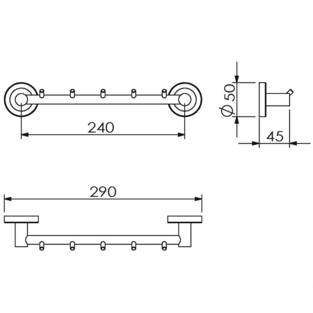 Полотенцедержатель Langberger BURANO 11035A