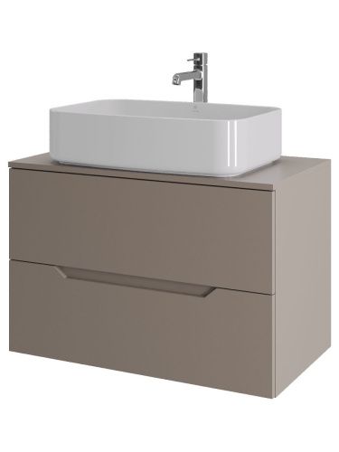 Тумба с раковиной Orange Line Li-80TuLMDF+B07-600W 80х50