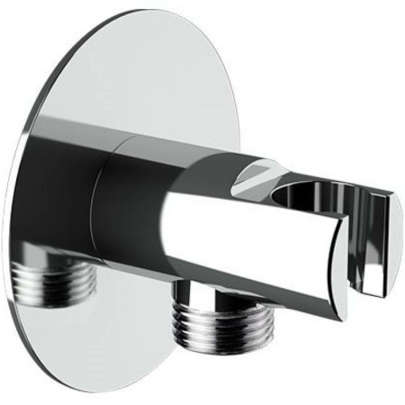 Держатель ручного душа с подключением шланга Remer 337X хром