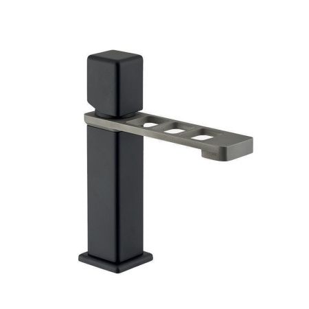 Смеситель Webert OX830102441 на раковину черный/сталь