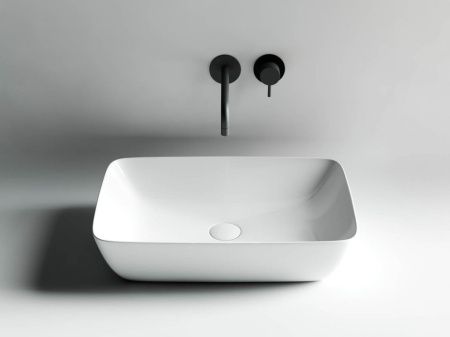 Раковина из сантехнического фарфора Ceramica Nova FORM CN2003 60х40 накладная цвет белый