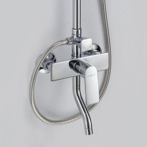 Душевая стойка D-Lin D10A17 настенная цвет хром - фото 3