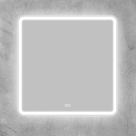 Зеркало с подсветкой и антизапотеванием BelBagno Marino SPC-MAR-800-800-LED-TCH-WARM 80х80 подвесное