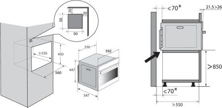 Духовой шкаф De Dietrich DKP4531B