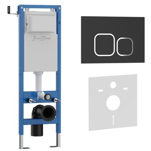Комплект сантехническая инсталляция с клавишей смыва Iberica Blanca ESTI-Q IB.001M.832 - фото 2
