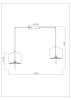 Люстра подвесная Arte Lamp Trixie (Триксие) A7084SP-6BK