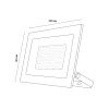 Прожектор Uniel ULF-F60-50W/RGB IP65 200-240В BLACK N1