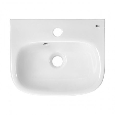 Раковина из сантехнического фарфора Roca Debba 7327998000 40х30 подвесная цвет белый