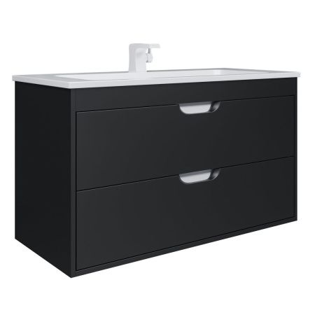 Тумба под раковину Uperwood Modul 2930205155 100х40 подвесная цвет черный