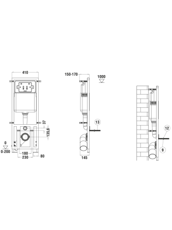 Клавиша смыва механическая WeltWasser WW INS 10000005951 цвет хром