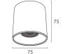 Трековый магнитный светильник Italline Kreator (Креатор) IT09-9016 black 3000K