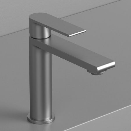 Смеситель Vincea Vogue VBF-1V1GM на раковину вороненая сталь