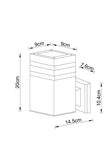Уличный настенный светильник Arte Lamp Heather (Хеатхер) A4413AL-1BK - фото 3