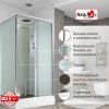 Душевая кабина AvaCan KD KD2911 110х90 прямоугольная с крышей ориентация универсальная