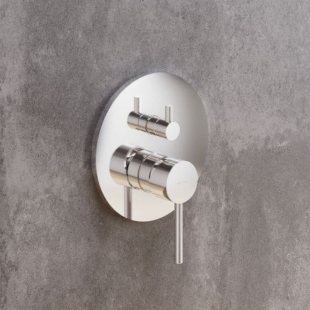 Смеситель для ванны и душа Damixa Scandinavian Pure 367100000 встраиваемый в стену хром