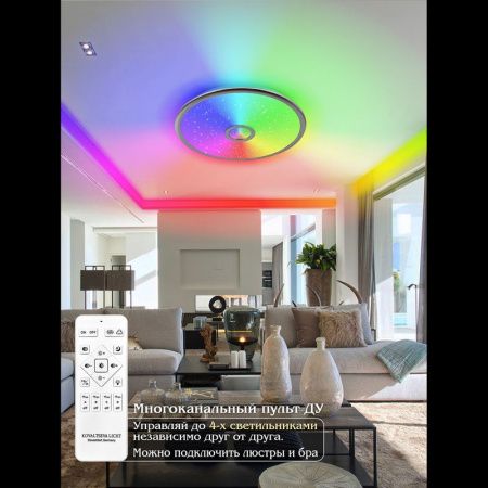 Люстра потолочная Natali Kovaltseva Colorful RGB (Цолорфул РГБ) INNOVATION STYLE 83119