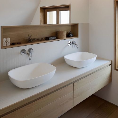 Смеситель для раковины Raiber RP-004 встраиваемый в стену хром - фото 4