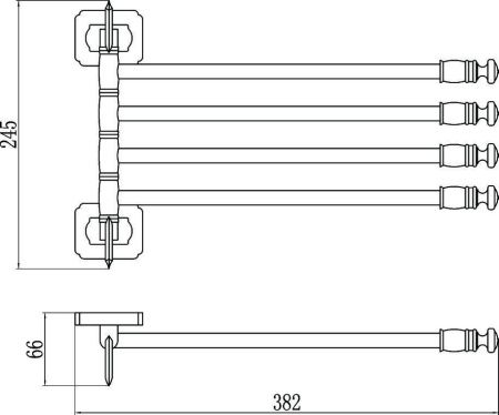 Полотенцедержатель Savol S-006404